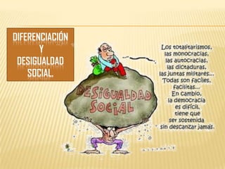 DIFERENCIACIÓN
       Y
 DESIGUALDAD
    SOCIAL.
 