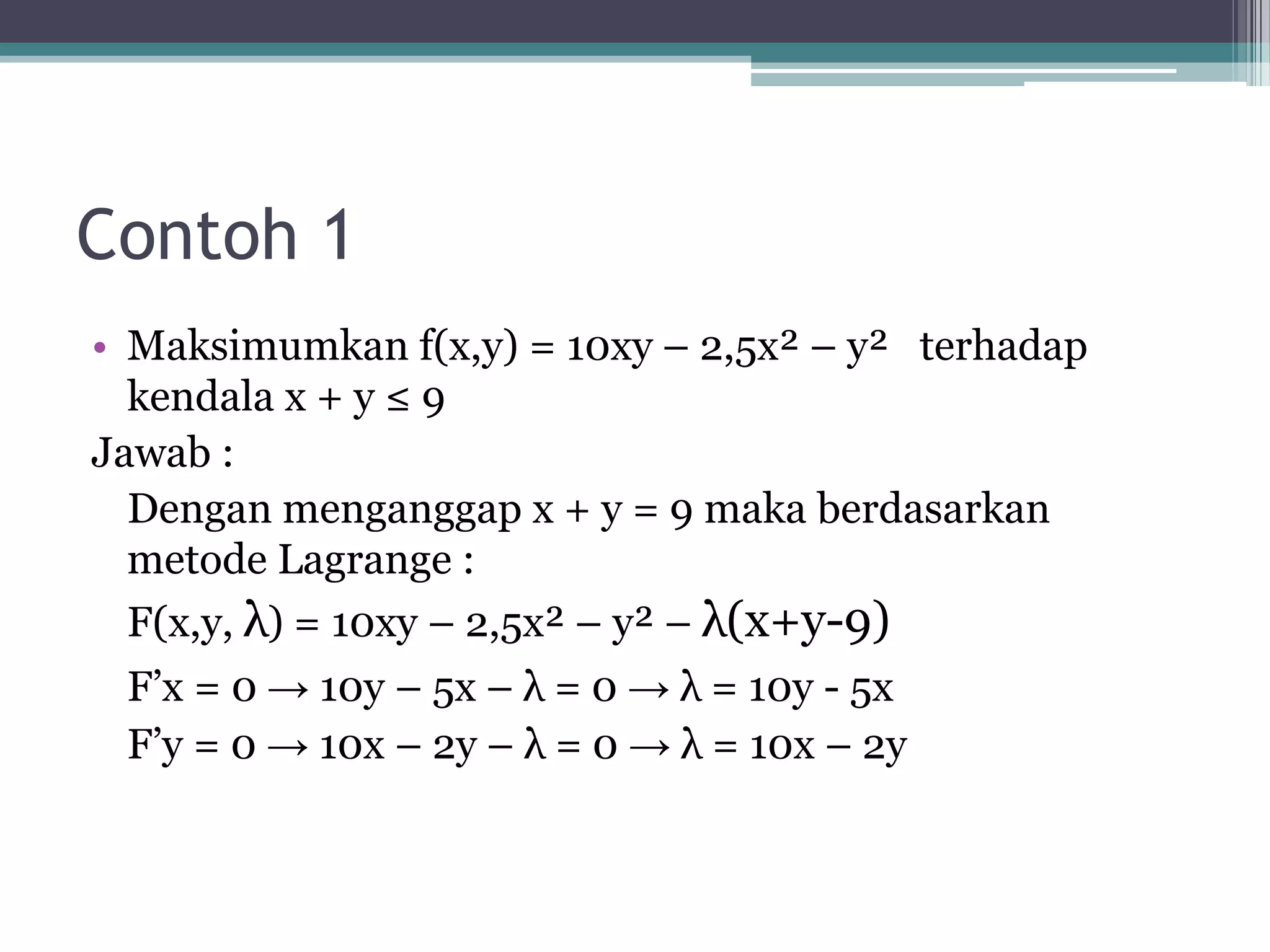 Diferensial Fungsi Majemuk-Matematika Bisnis.ppt