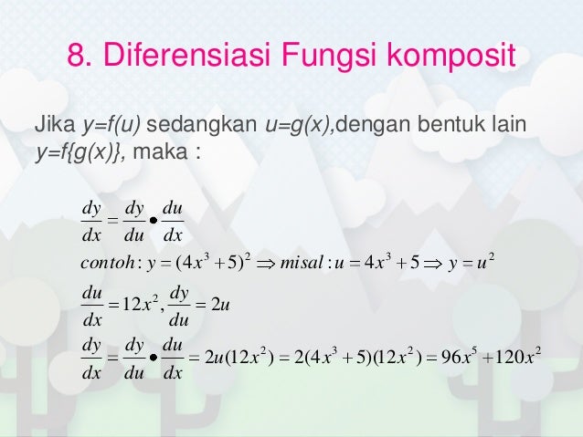 30++ Contoh Soal Diferensial Pembagian Fungsi Kumpulan