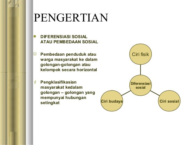 Diferensiasi Sosial