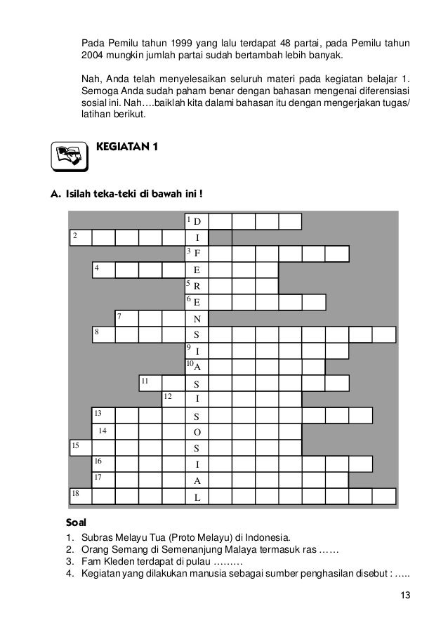 Diferensiasi Sosial Dan Stratifikasi Sosial