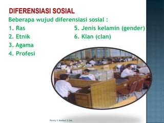 Diferensiasi Sosial Kelas XI- 1