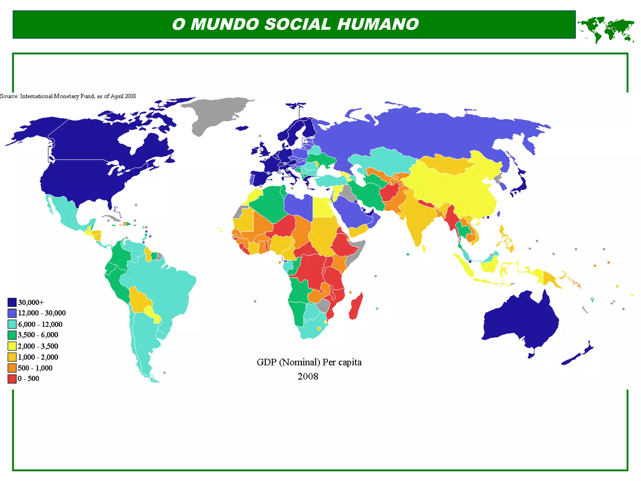 O MUNDO SOCIAL HUMANO
