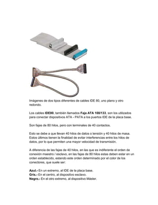 Diferentes tipos de conectores