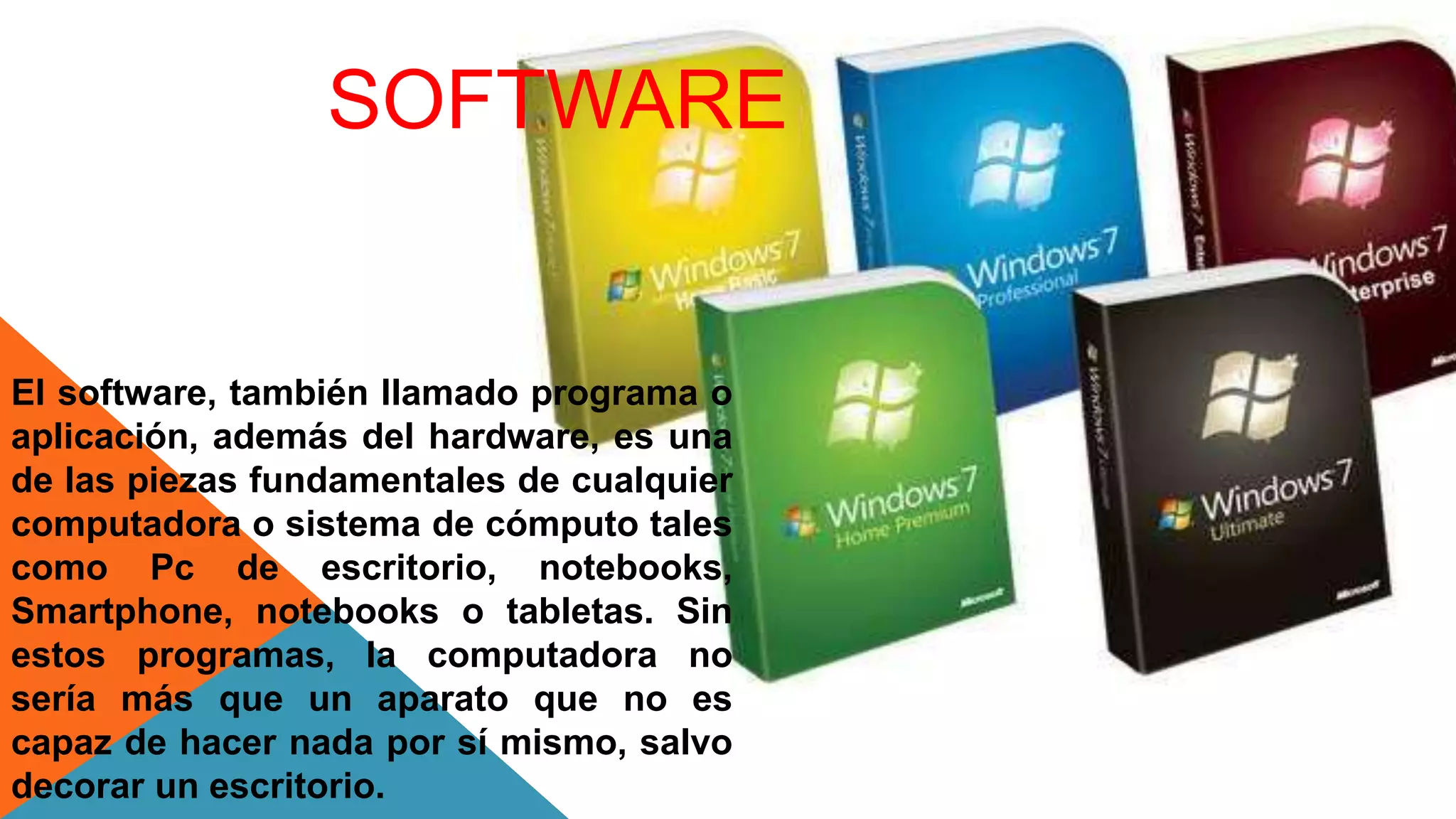 Diferentes tipos de software en distintas áreas | PPTX | Computing ...