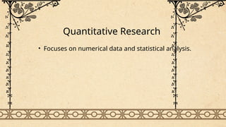 Collage Data Diff DIFF.-TYPES-OF-RESEARCH. IN COLLEGE PRESENTATION | PPTX