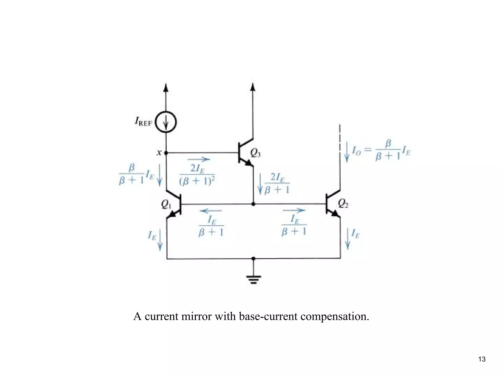A current mirror with base-current compensation.


                                                   13
 