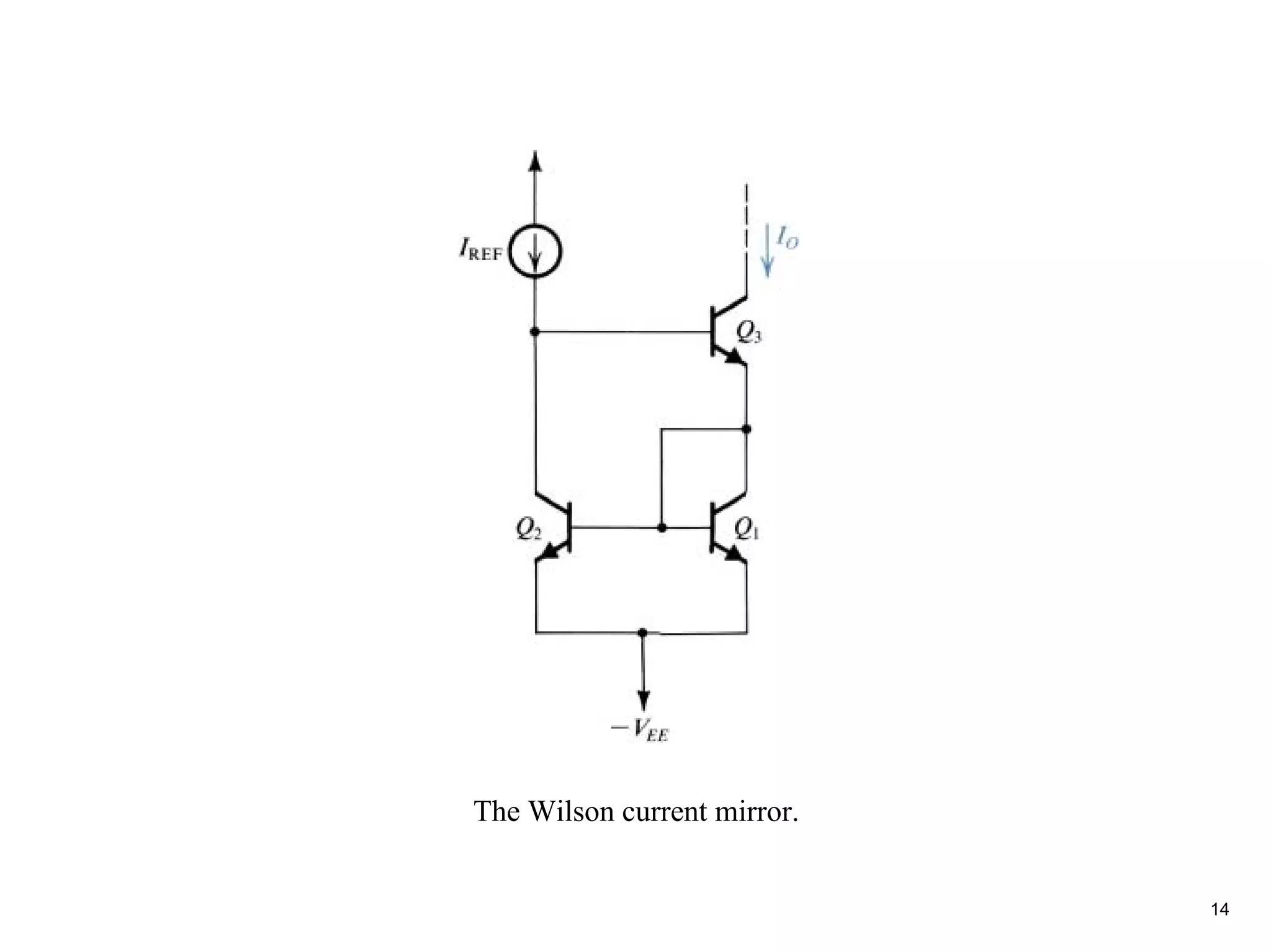 The Wilson current mirror.


                             14
 