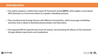 DIFF-SV: A UNIFIED HIERARCHICAL FRAMEWORK FOR NOISE-ROBUST SPEAKER ...