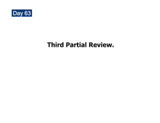 Third Partial Review.
 