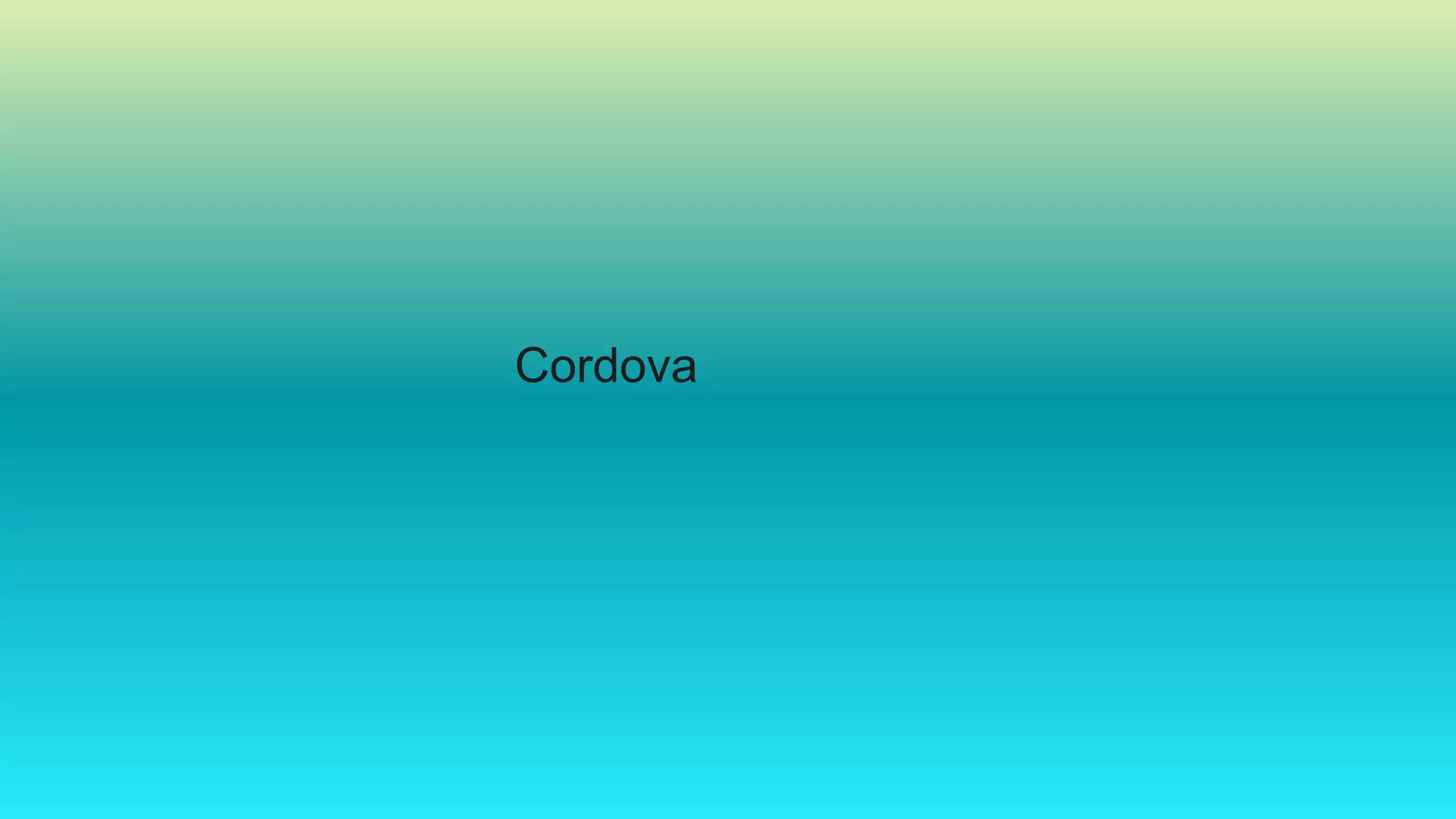 Cordova
 