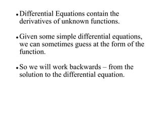Differential Equations Presention powert point presentation | PPT