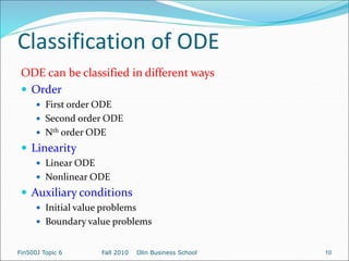 Introduction to ordinary differential equation | PPT | Programming ...