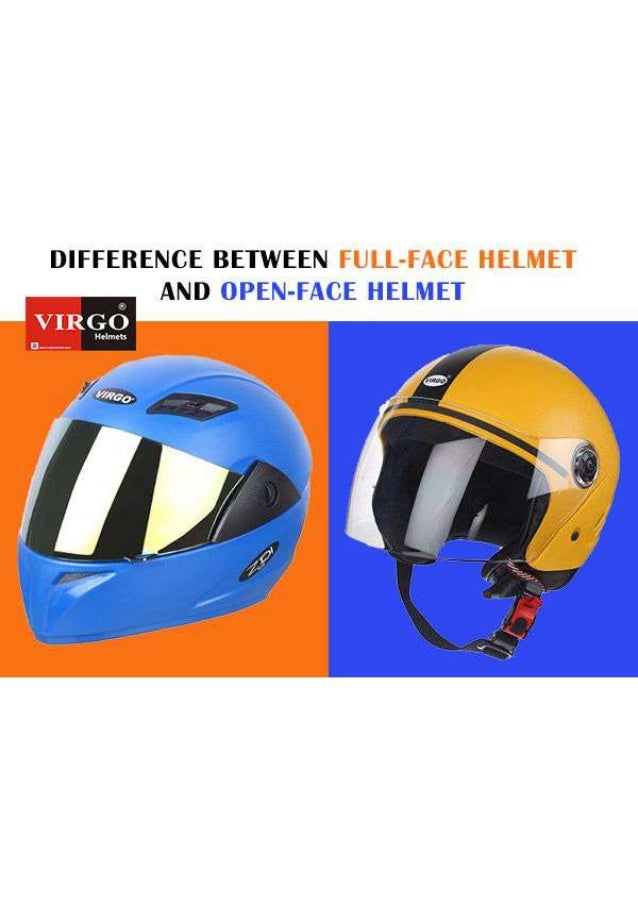 Difference betweenfullfacehelmetandhalffacehelmet