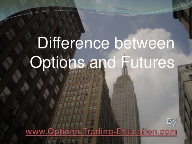 Difference between stock and option trading