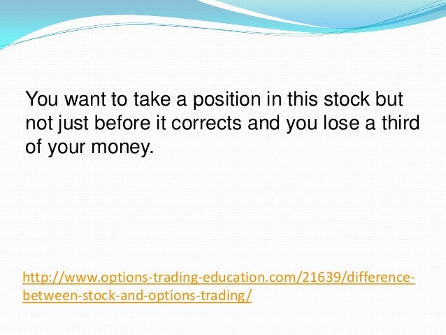 Options stocks difference