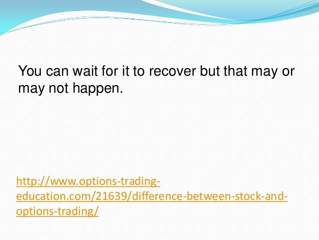 Difference between shares and stock options