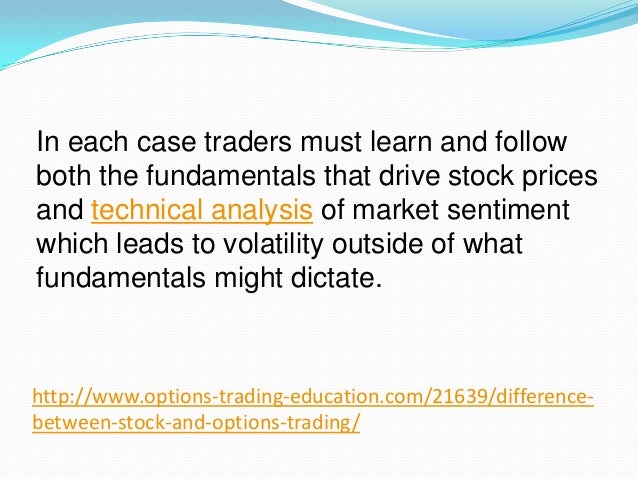 Difference between shares and stock options