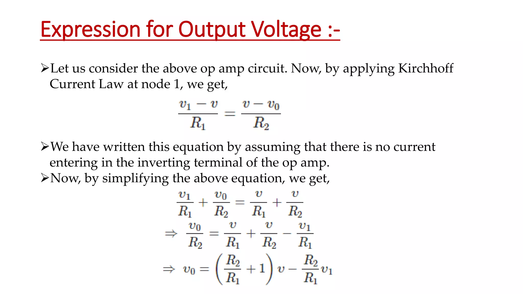 Difference amplifier and subtractor PPT