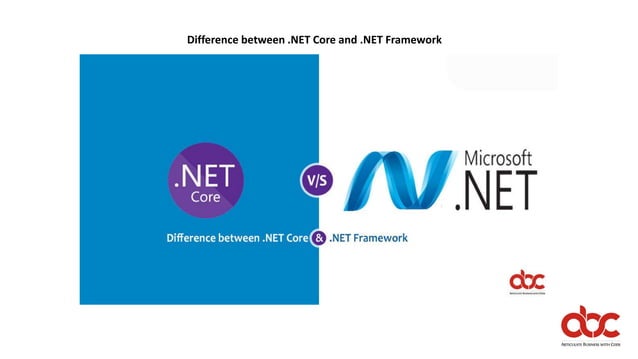 Difference between .net core and .net framework | PPT