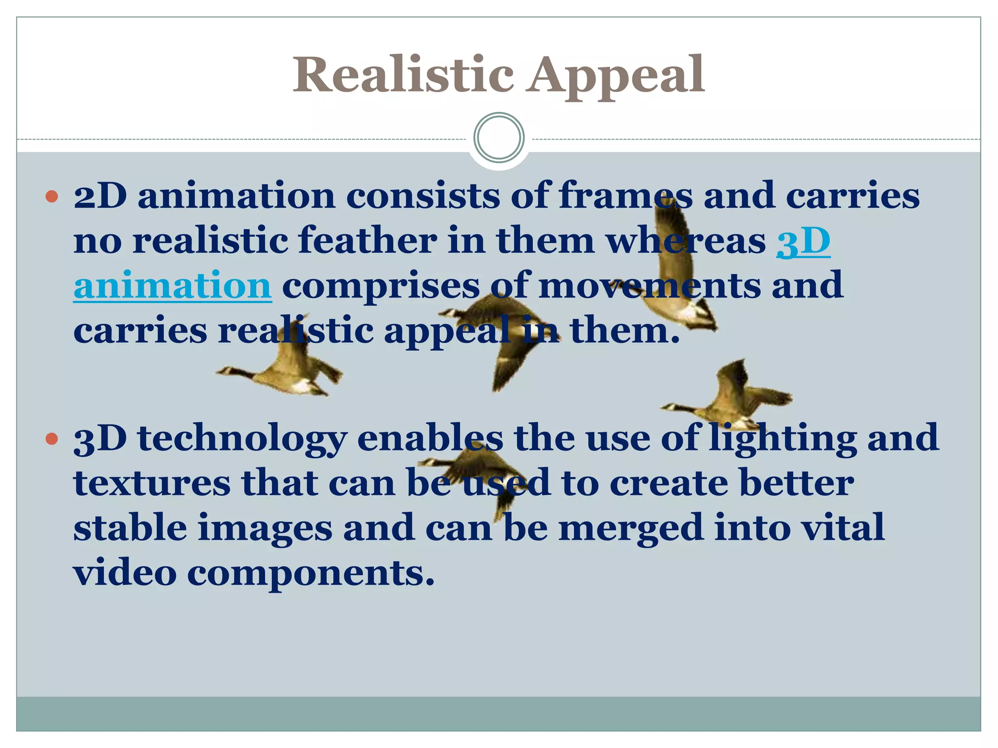 Difference between 2d and 3d Animation | PPTX
