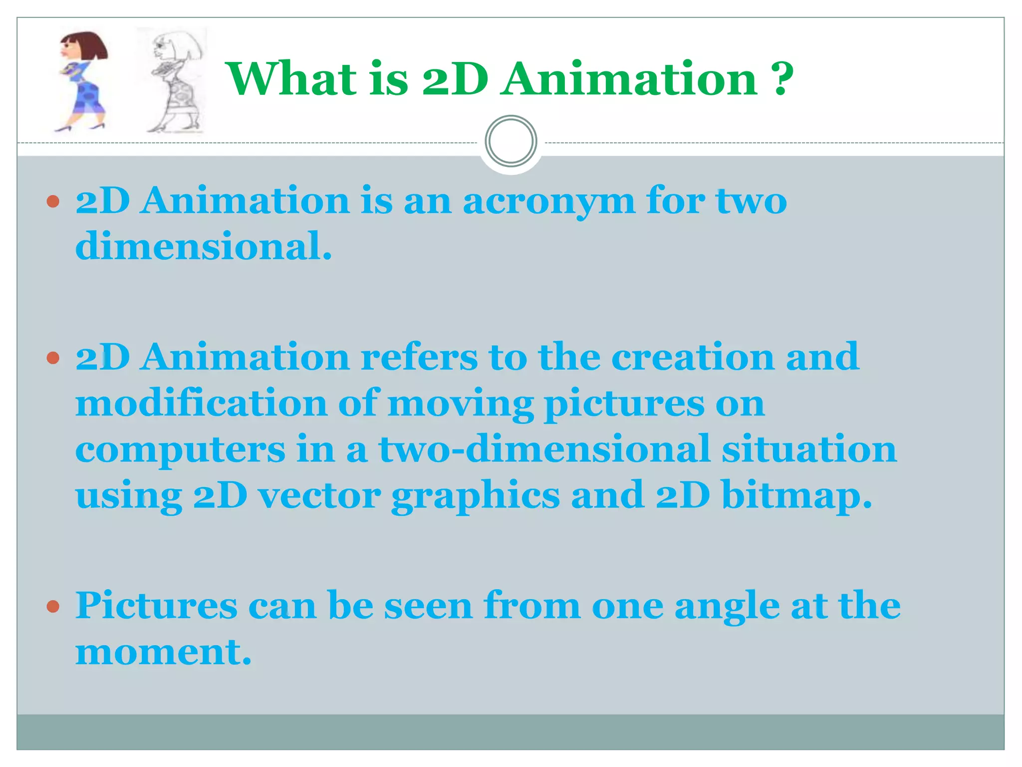 Difference between 2d and 3d Animation | PPT