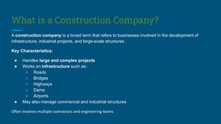 Difference Between a Building Company and a Construction Company | PDF