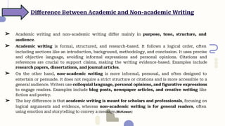 Difference between Academic Writing and Non-academic Writing.pdf