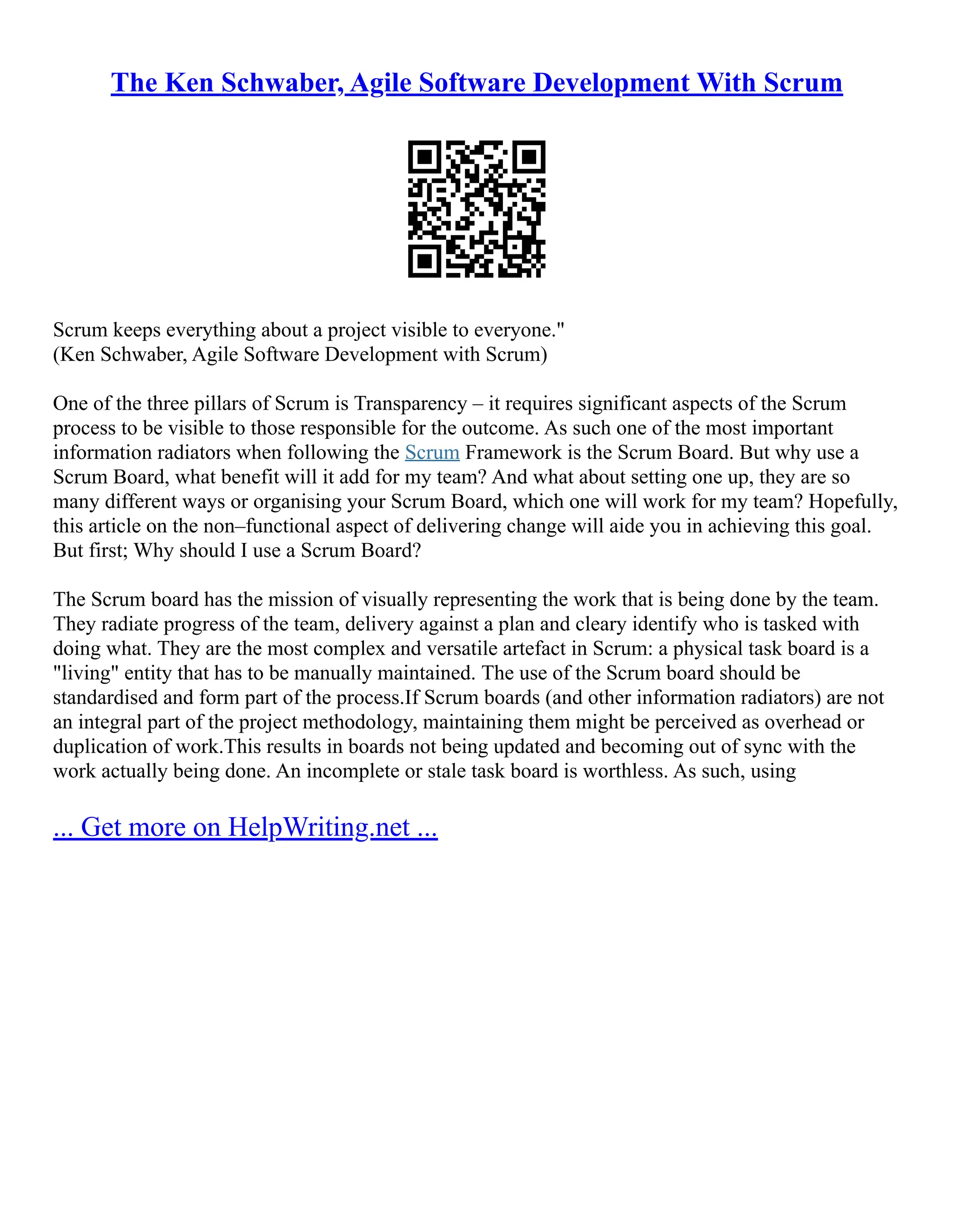 Difference Between Agile And Scrum | PDF