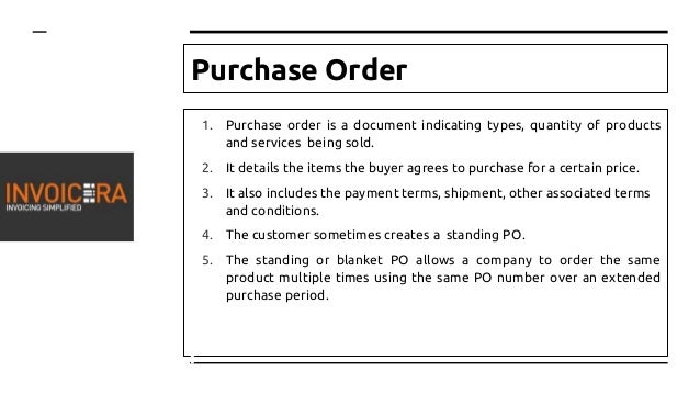 difference between a purchase order and an invoice what is purchase orders