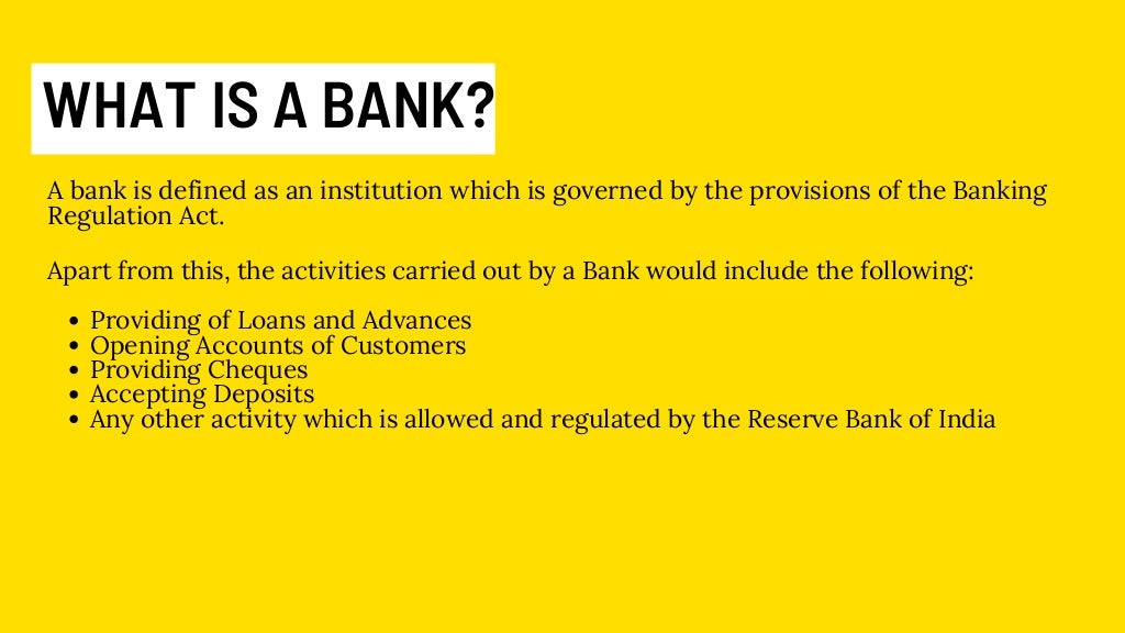 What is the differences between Bank and NBFC?