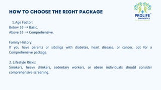 Comprehensive Package Difference Between Basic and Comprehensive Health Checkups Which One Do ...