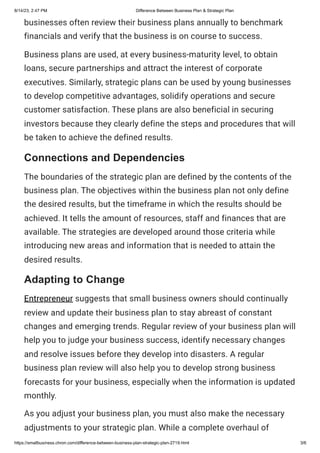 Difference Between Business Plan & Strategic Plan.pdf