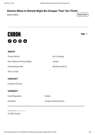 Difference Between Business Plan & Strategic Plan.pdf