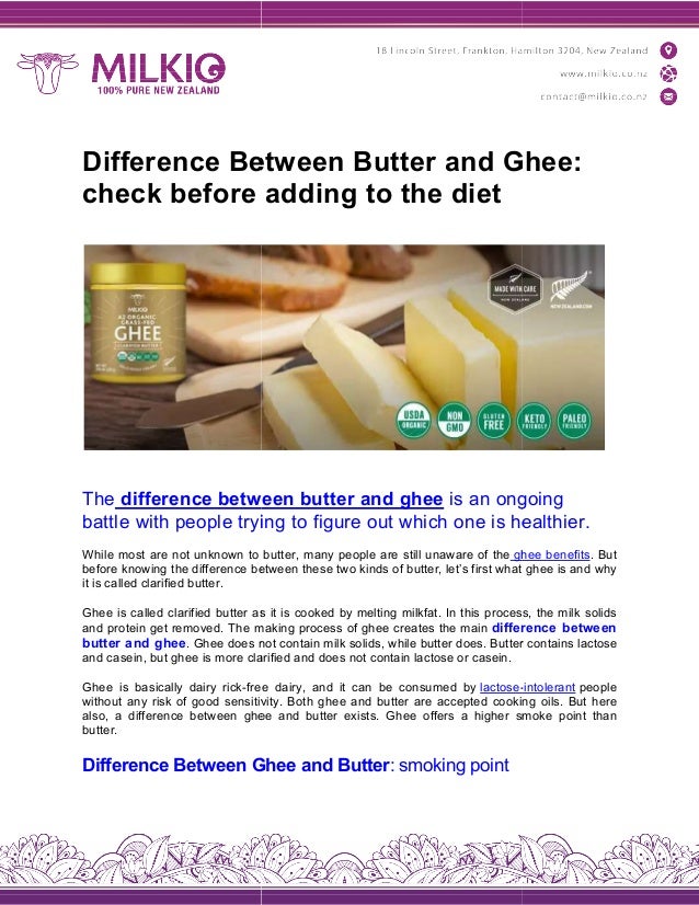 Difference Between Butter and Ghee.pdf