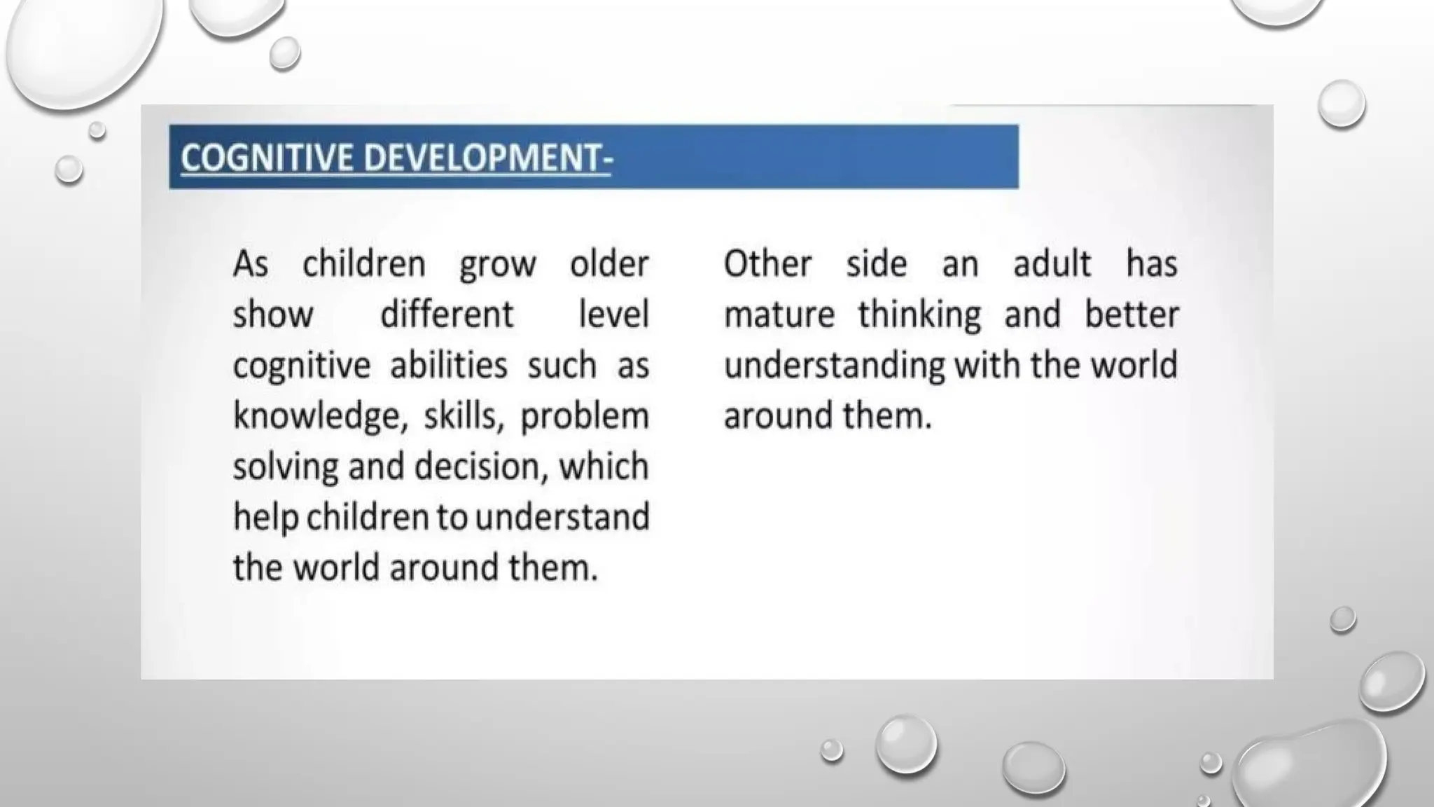 DIFFERENCE BETWEEN CHILDREN AND ADULTS pptx
