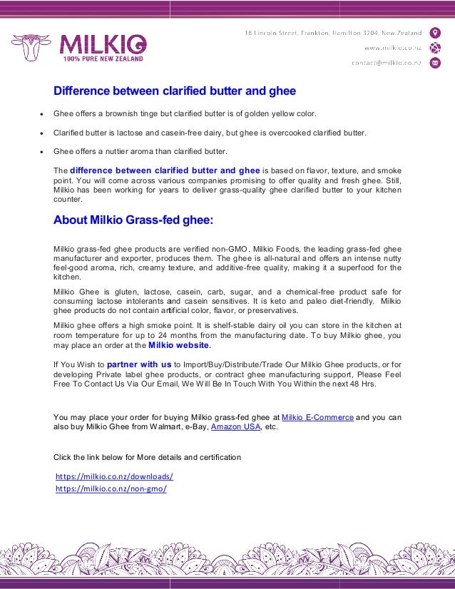 Difference Between Clarified Butter and Ghee Which Seems Better?
