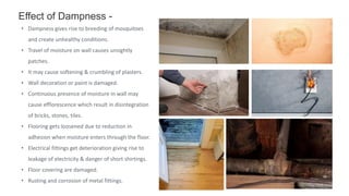 Difference between damp &water proofing | PPTX