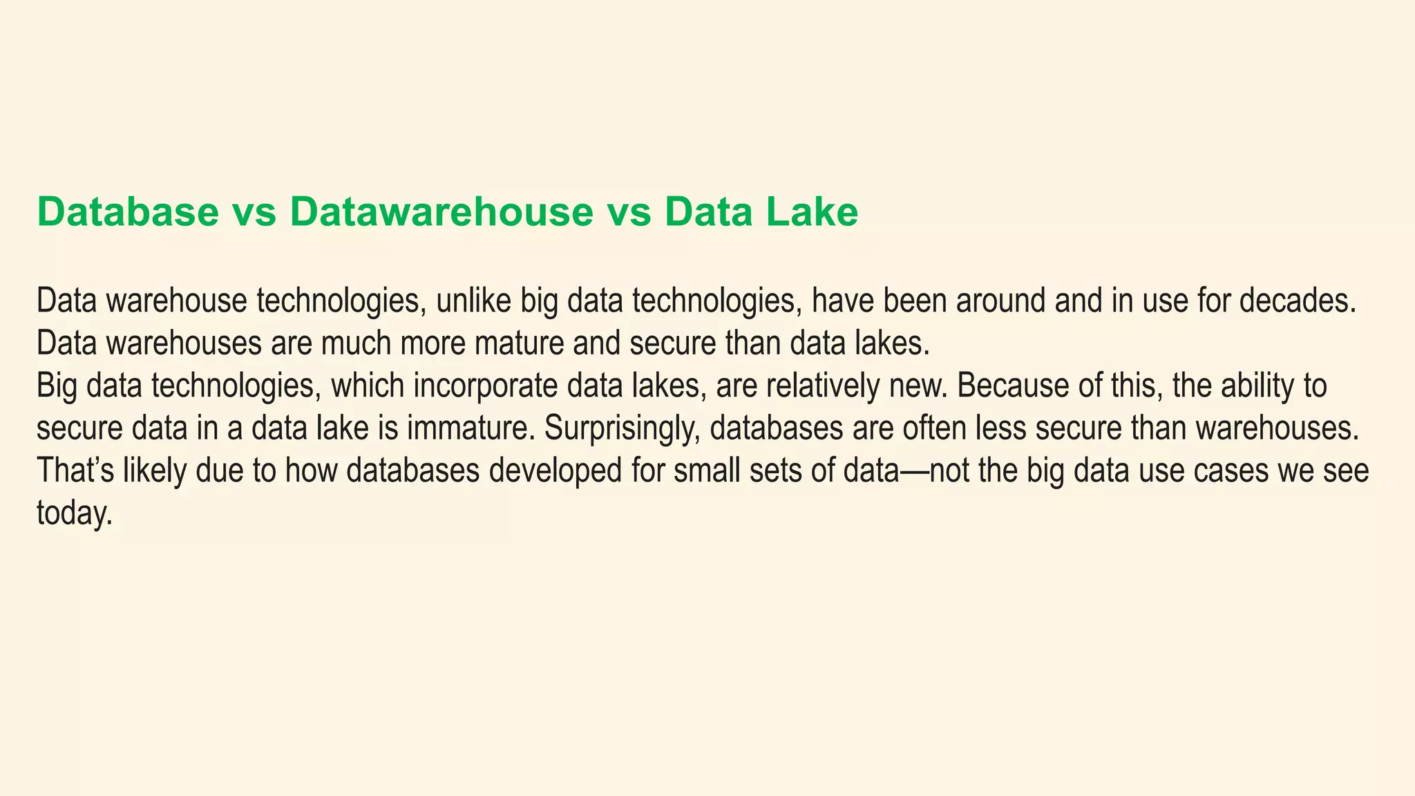 Difference Between Database Vs Data Warehouse Vs Data Lake Pptx Difference Between Database Vs Data Warehouse Vs Data Lake Pptx