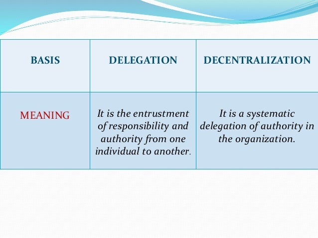 Another Word For Decentralized