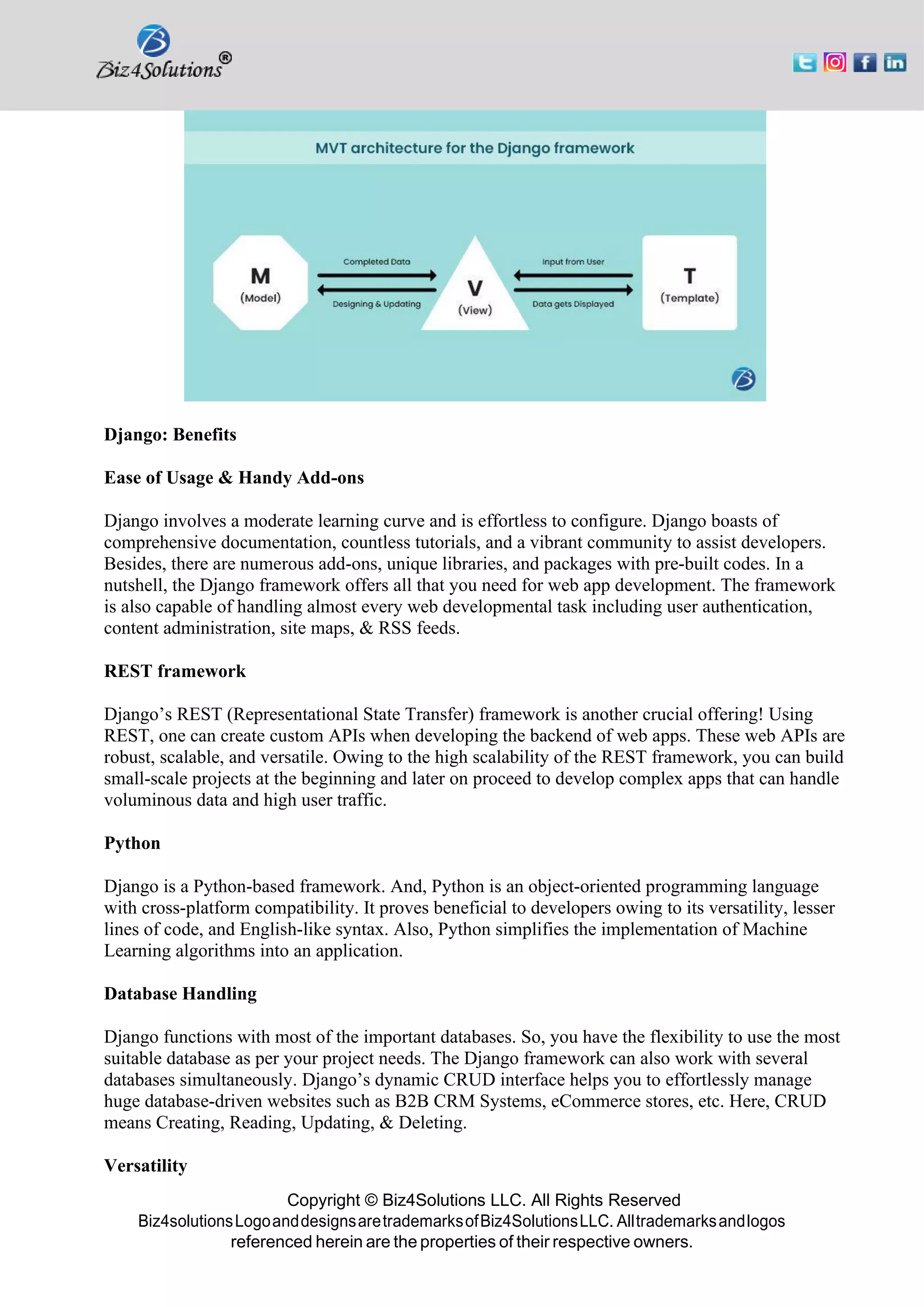 React vs Django Framework: All you need to know | PDF