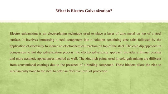 Difference Between Electro Galvanized Vs Hot Dip Galvanization Steel ...