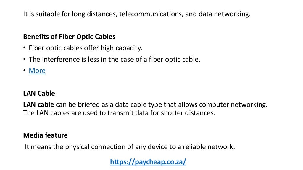 Difference between cable, cable and lan cable