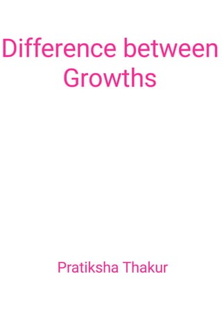 Difference between Exponential Growth and Logistic Growth 