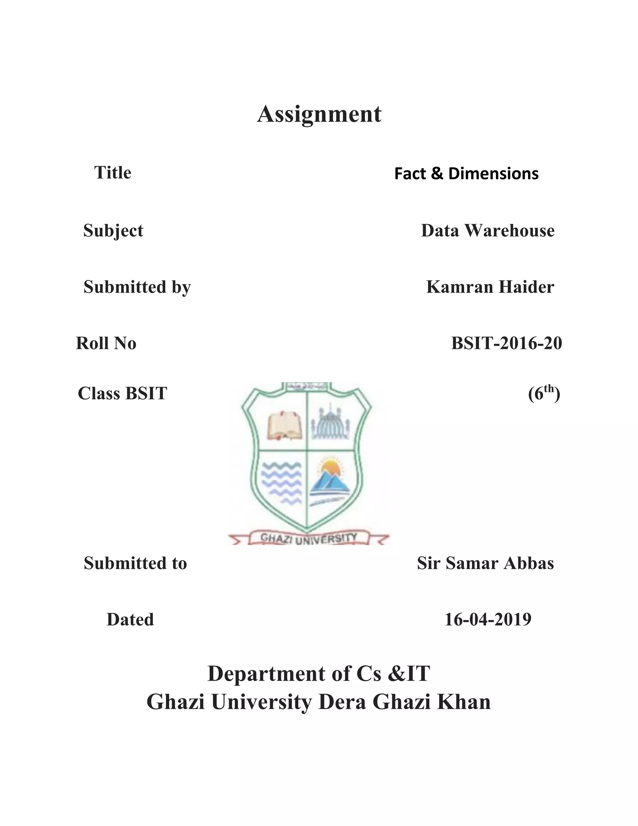 Difference between fact tables and dimension tables PDF