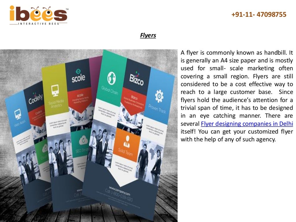 Difference between flyers, brochures, posters & leaflets
