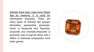 Difference between garnet and gomed converted | PPTX