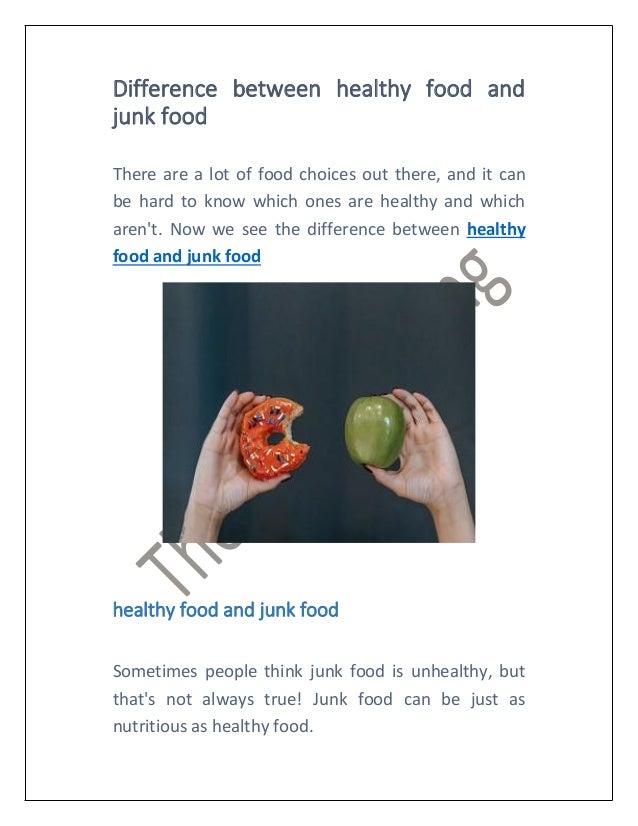 Difference Between Healthy Food And Junk Food pdf difference-between-healthy-food-and-junk-food-pdf