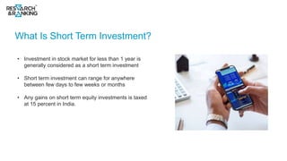 Short Term Less Intence Difference between long term and short-term | PPTX