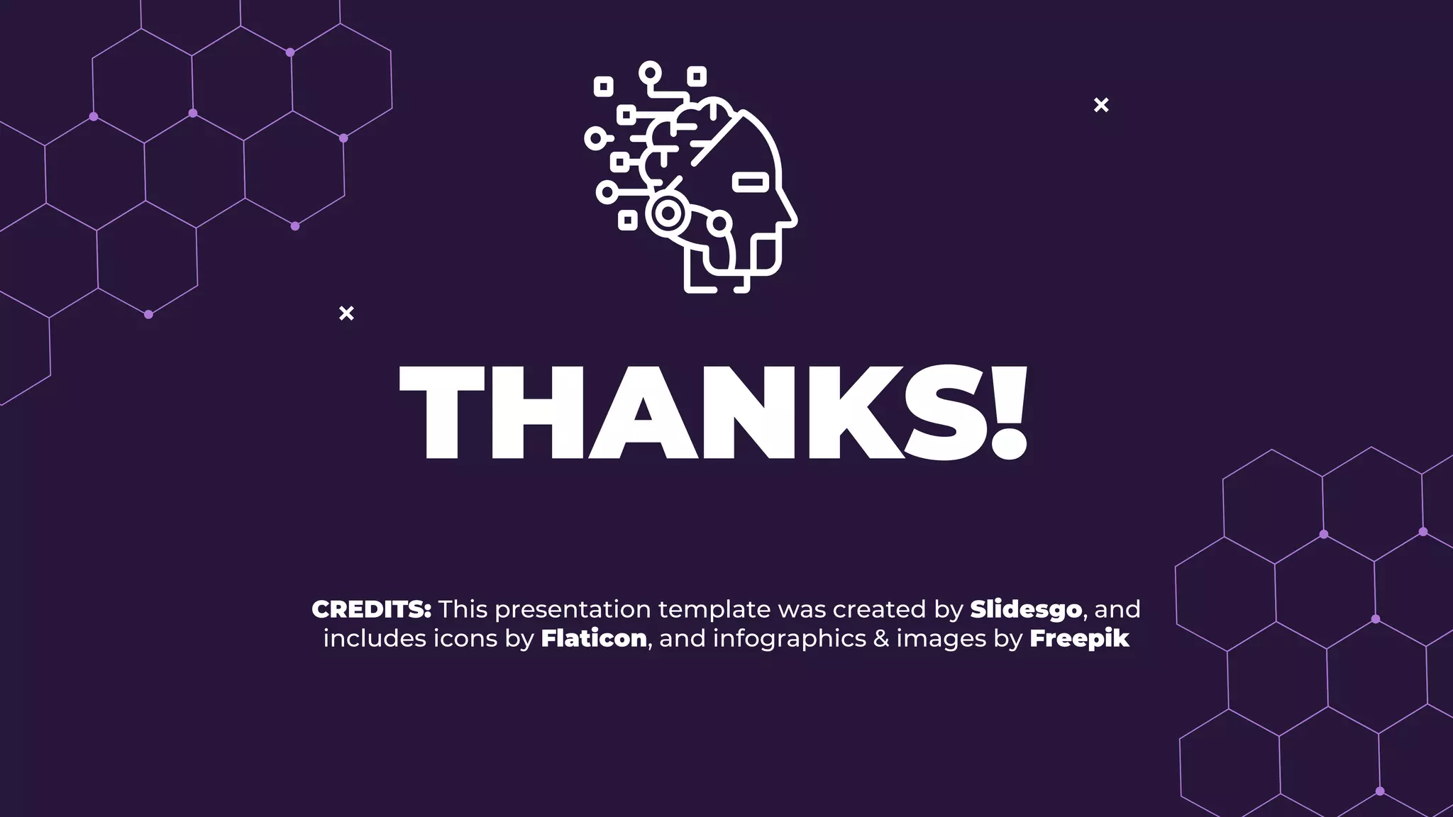 CREDITS: This presentation template was created by Slidesgo, and
includes icons by Flaticon, and infographics & images by Freepik
THANKS!
 